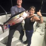 couple on fishing charter florida